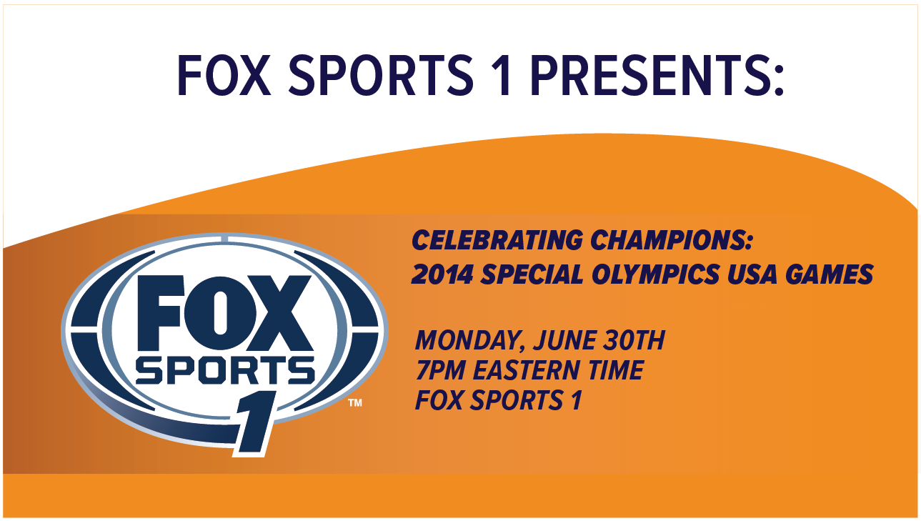 Special Olympics digital signage design