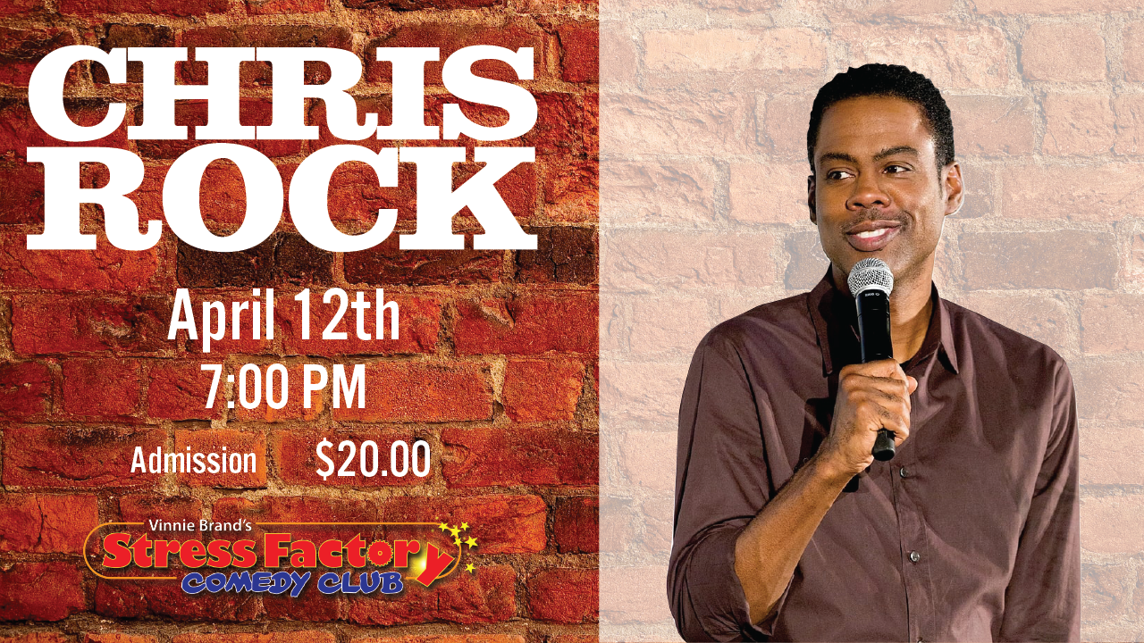 Stress Factory Comedy Club signage design